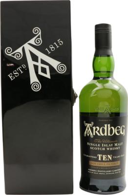 Ardbeg Ten Black Mystery Bourbon Casks 46% 700ml