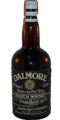 Dalmore 20yo Duncan Macbeth Jardine Liquor Corporation NY NY 49% 700ml