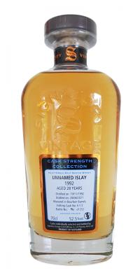 Unnamed Islay Malt 1992 SV Bourbon Barrels #6772 52.5% 700ml