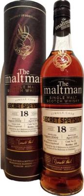 Secret Speyside 2002 MBl The Maltman PX Sherry Hogshead #12 53.7% 700ml