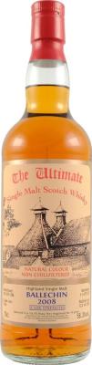 Ballechin 2008 vW The Ultimate Cask Strength 1st fill Ruby Port Hogshead 58.3% 700ml