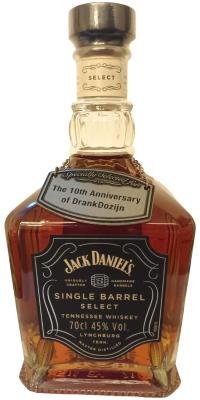 Jack Daniel's Single Barrel Select Personal Collection 2022 10th Anniversary Of DrankDozijn 45% 700ml