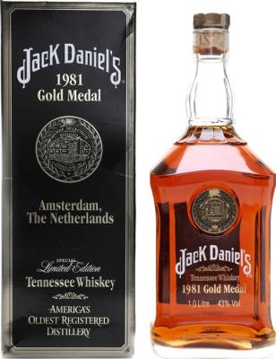 Jack Daniel's 1981 Gold Medal Series 43% 1000ml