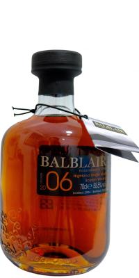 Balblair 2006 Spanish oak ex-sherry butt #81 Exclusive for Taiwan 55.5% 700ml