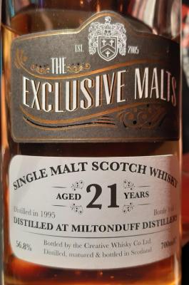 Miltonduff 1995 CWC The Exclusive Malts 56.8% 700ml