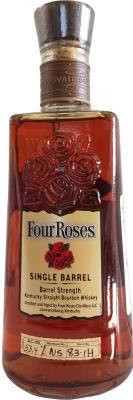 Four Roses 8yo OBSO Barrel Strength Charred New American Oak 83-1H 53.4% 750ml
