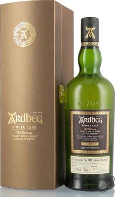 Ardbeg 2002 Single Cask 2nd fill Boubon cask MH Private Europe 49.6% 700ml