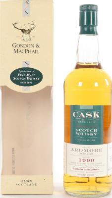 Ardmore 1990 GM Cask Strength Refill Bourbon Barrel #12275 56.8% 750ml