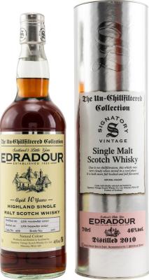 Edradour 2010 SV The Un-Chillfiltered Collection Sherry Cask #388 46% 700ml