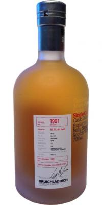 Bruichladdich 1991 Micro-Provenance Series Bourbon Cask #3279 Britsh Columbia Exclusive Selection 51.1% 700ml