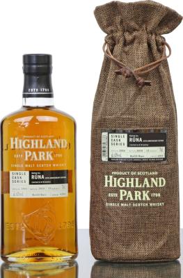 Highland Park 2004 Single Cask Series Refill Butt #6204 Runa 25th Anniversary Edition 62% 700ml