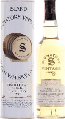 Ledaig 1993 SV Vintage Collection Oak Cask #123 43% 700ml