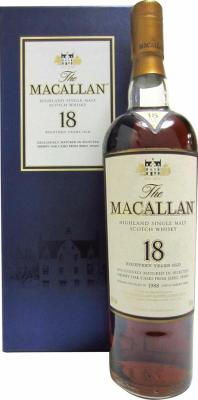 Macallan 1988 Sherry Oak 18yo 43% 700ml