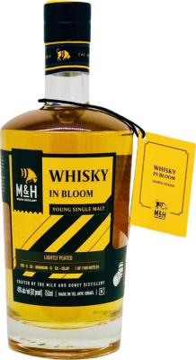 M&H Whisky in Bloom Young Single Malt Lightly Peated Red Wine str Bourbon Islay 46% 750ml