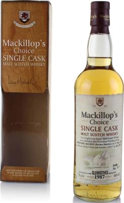 Glenrothes 1987 McC #100107 46% 700ml