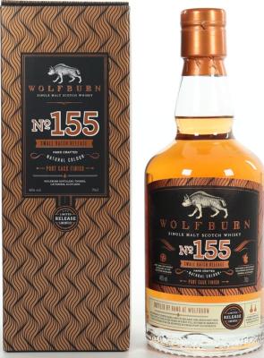 Wolfburn #155 Small Batch Release ex-Bourbon Barrel Port Cask 46% 700ml