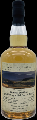 Tormore 2008 ANHA The Soul of Scotland Bourbon Barrel 62.3% 700ml