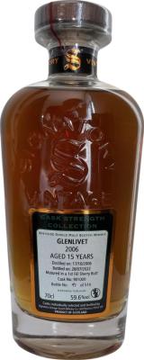 Glenlivet 2006 SV Cask Strength Collection 1st Fill Sherry Butt 59.6% 700ml