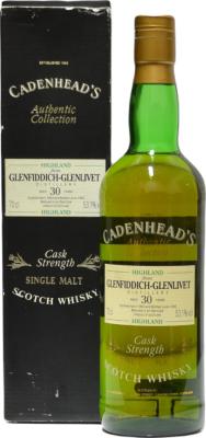 Glenfiddich 1963 CA Authentic Collection 30yo Oak Cask 53.1% 700ml