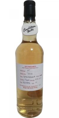 Springbank 2006 Duty Paid Sample For Trade Purposes Only Refill Bourbon Hogshead Rotation 724 57.2% 700ml