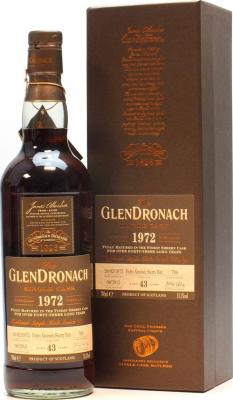 Glendronach 1972 Single Cask Batch 12 Pedro Ximenez Sherry Butt #706 51.1% 700ml