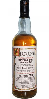 Royal Brackla 1979 BA Oak cask 59.7% 750ml