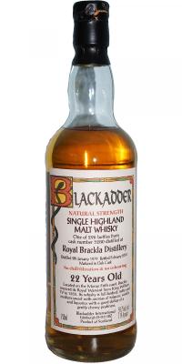 Royal Brackla 1979 BA Oak cask 59.7% 750ml