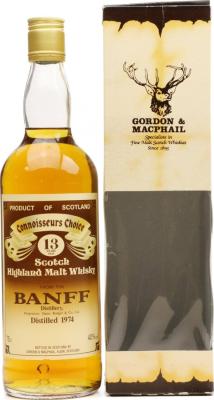 Banff 1974 GM Connoisseurs Choice 40% 750ml