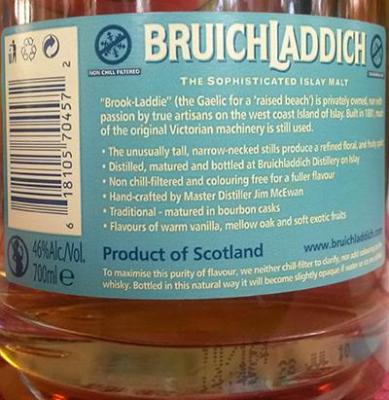 Bruichladdich 12yo Bourbon Casks 46% 700ml