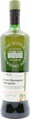 Laphroaig 1995 SMWS 29.212 Oyster flavoured wine gums Refill Ex-Bourbon Barrel 56.2% 700ml