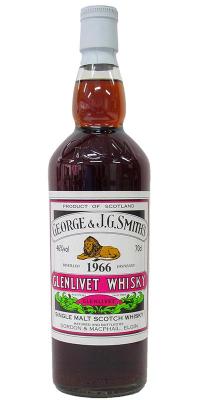 Glenlivet 1966 GM George & J.G. Smith's 1st Fill Sherry Hogshead #4722 Japan Import System jis 46% 700ml