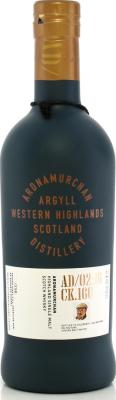 Ardnamurchan AD 02:16 CK.166 Ralfy 1.000th Review Peated F F American Oak Ex-Bourbon Barrel To Celebrate 1000 Reviews on Ralfy.Com 2009 2023 57.9% 700ml
