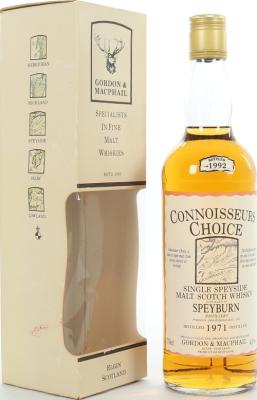 Speyburn 1971 GM Connoisseurs Choice 40% 700ml