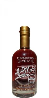 La Famiglia Nostra B-Day Bomb Tobias LFN 1st Fill Sherry Octave Finish 58% 350ml