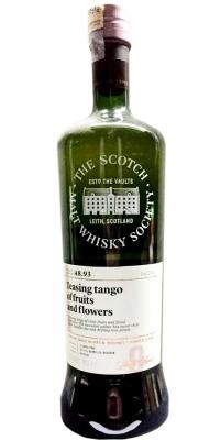 Balmenach 2008 SMWS 48.93 Teasing tango of fruits and flowers 1st Fill Ex-Bourbon Barrel 57.3% 700ml