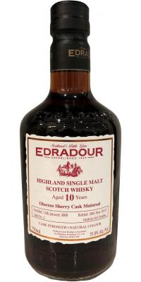 Edradour 2009 Oloroso Sherry Cask Matured 55.8% 750ml