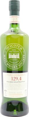 Kilchoman 2009 SMWS 129.4 Peat smoke infused Peach Posset 4yo 1st Fill Ex-Bourbon Barrel 59.2% 700ml