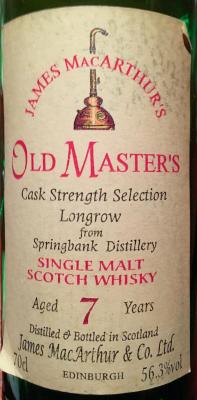 Longrow 7yo JM 56.3% 700ml