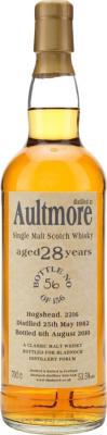 Aultmore 1982 BF 28yo #2216 53.5% 700ml