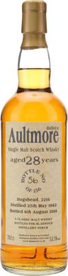 Aultmore 1982 BF 28yo #2216 53.5% 700ml