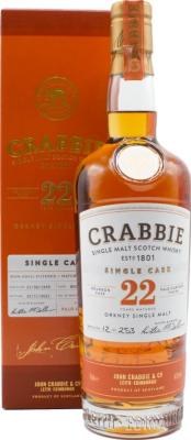 Crabbie 1999 Palo Cortado cask finish 47.5% 700ml