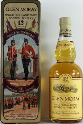 Glen Moray 12yo 93 beige distillery label Oak Casks 40% 700ml