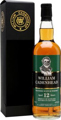 William Cadenhead 12yo CA Blended Scotch Whisky Batch 10 46% 700ml