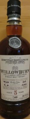 WillowBurn 2014 Exceptional Collection Single Bourbon Firkin Finish V14-101 54.4% 700ml