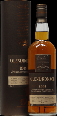 Glendronach 2003 Single Cask Virgin Oak Hogshead #1748 uw topSlijter 54.2% 700ml