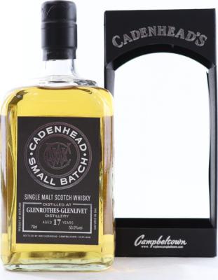 Glenrothes 2001 CA Small Batch 53% 700ml