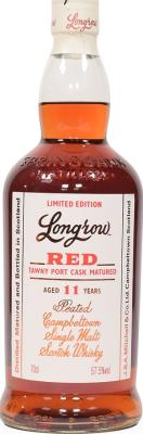 Longrow 11yo Red Tawny Port Cask Matured 57.5% 700ml