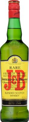 J&B Rare A Blend of the Finest Old Scotch Whiskies 40% 750ml