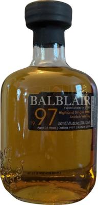 Balblair 1997 Single Cask Cask Strength Lynnway Liquors 57.4% 750ml