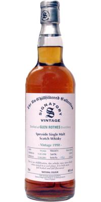 Glenrothes 1990 SV The Un-Chillfiltered Collection Sherry Butt #11003 46% 700ml